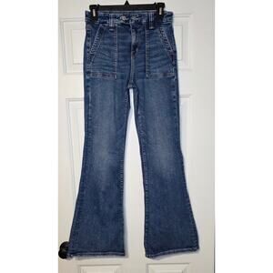 American Eagle Womens Jeans Size 4‎ High Rise Flare Y2k